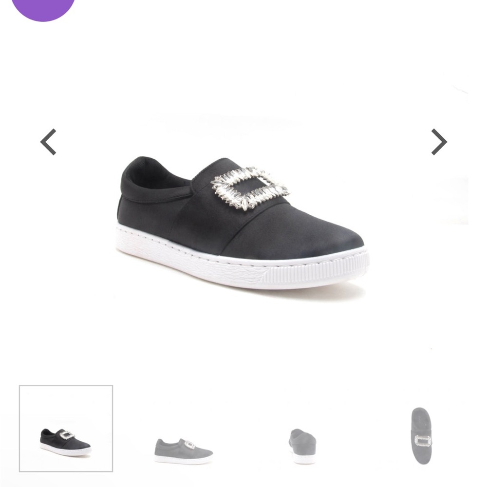 New slip on blingy sneakers